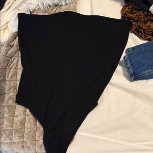 American Eagle Outfitters Black Ribbed Top